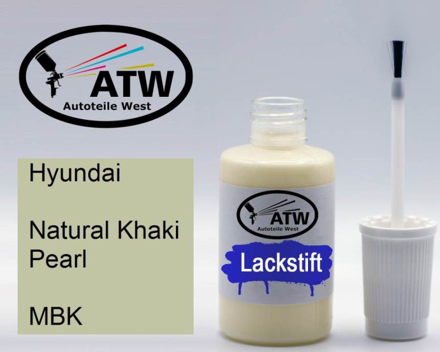 Hyundai, Natural Khaki Pearl, MBK: 20ml Lackstift, von ATW Autoteile West.